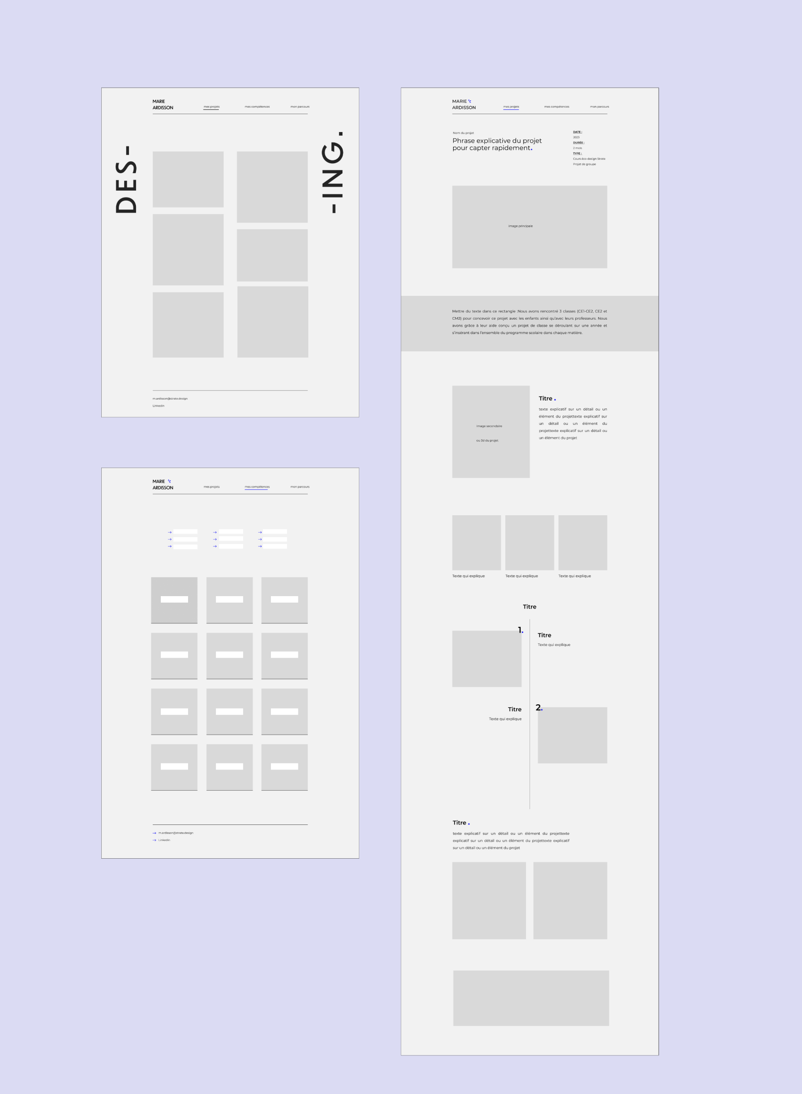 wireframe portfolio